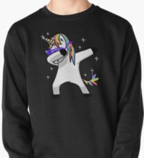 Dabbing Unicorn Shirt Dab Hip Hop Funny Magic Pullover