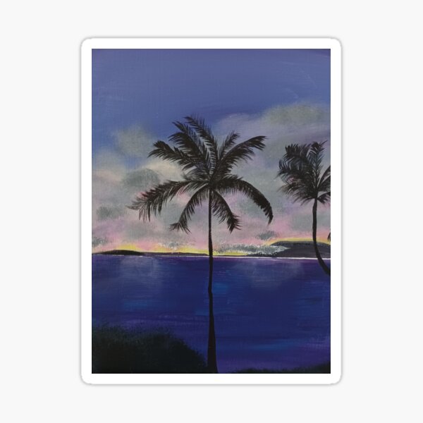 Hawaiian nights Sticker