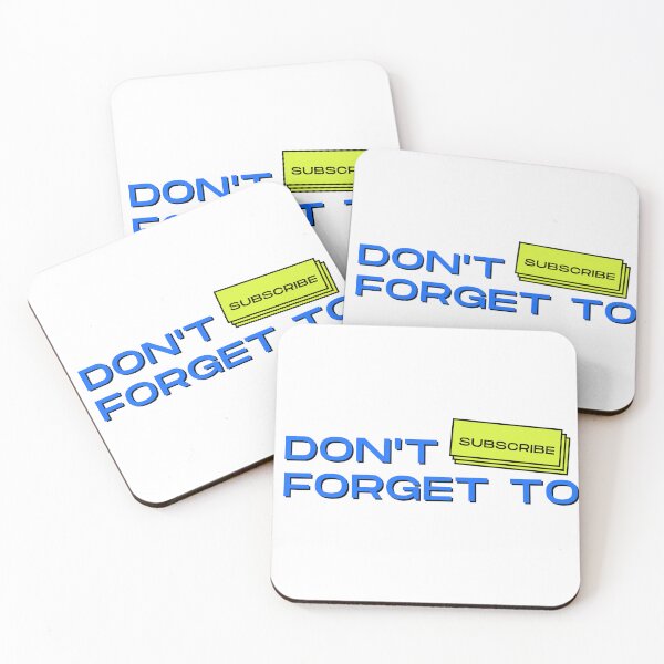 Item preview, Don't forget to subscribe Social Media  designed and sold by wordsup.
