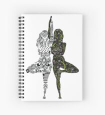 yin and yang Spiral Notebook