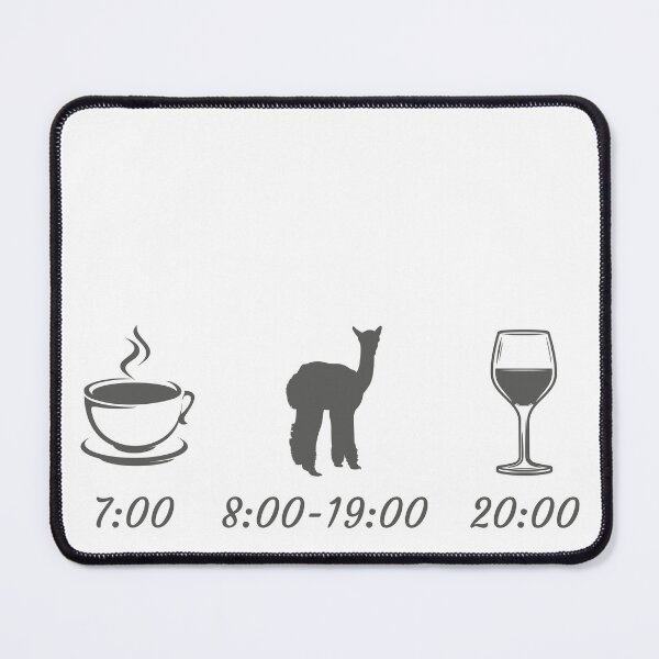 Item preview, Alpaca daily schedule after work designed and sold by ProMySign.