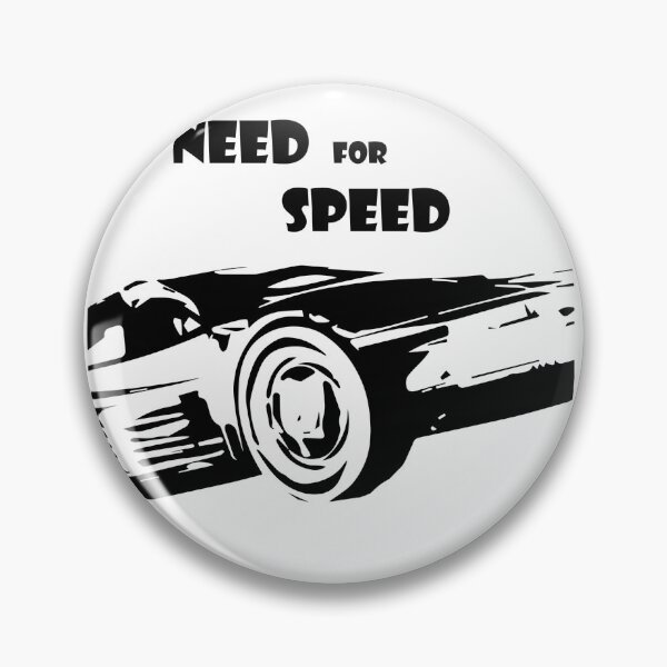 Item preview, Need for speed black and white logo designed and sold by Realistifyit.