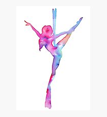 Aerial silks Love Photographic Print