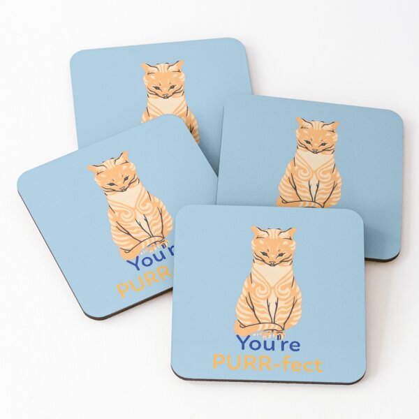 Item preview, Cute Orange Ginger Cat You're PURR-fect designed and sold by ArtMeetsPizza.