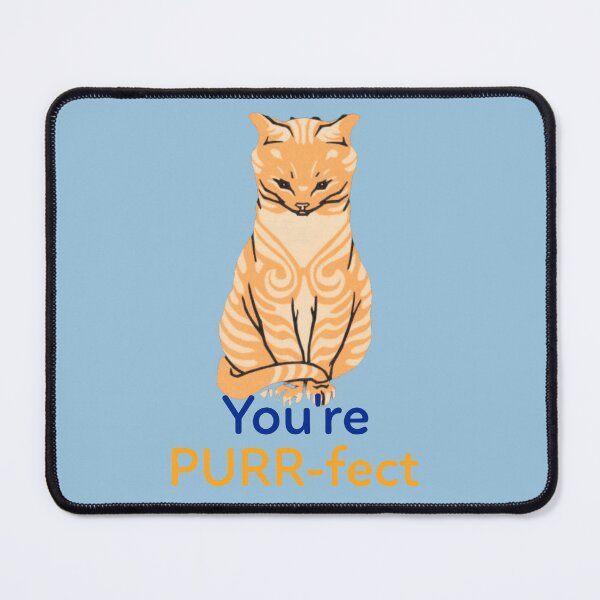 Item preview, Cute Orange Ginger Cat You're PURR-fect designed and sold by ArtMeetsPizza.