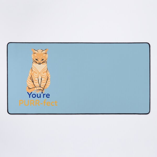 Item preview, Cute Orange Ginger Cat You're PURR-fect designed and sold by ArtMeetsPizza.