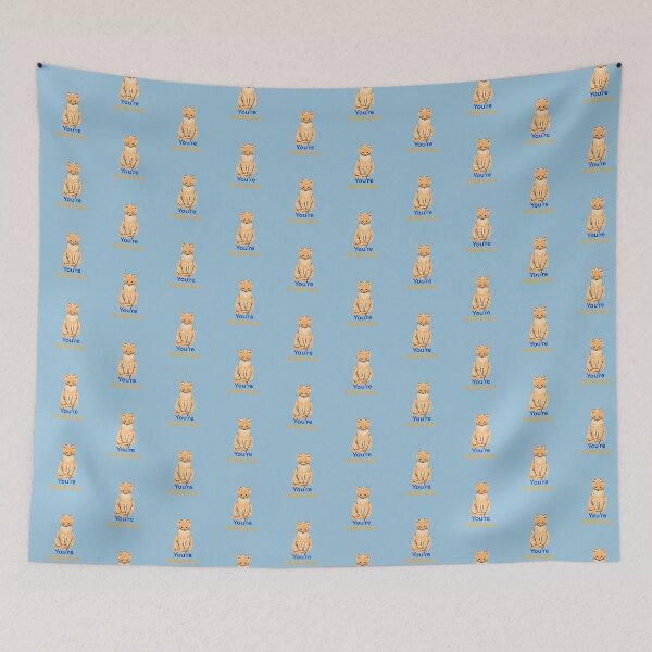 Item preview, Cute Orange Ginger Cat You're PURR-fect designed and sold by ArtMeetsPizza.
