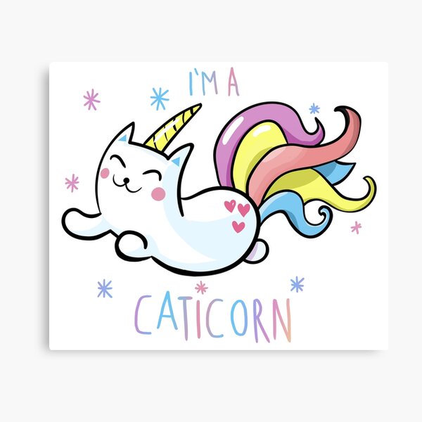 I'M A CATICORN Canvas Print