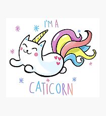 I'M A CATICORN Photographic Print