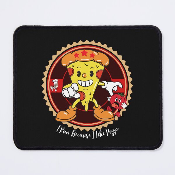 Item preview, I Run Because I Like Pizza designed and sold by H-ALPHA.
