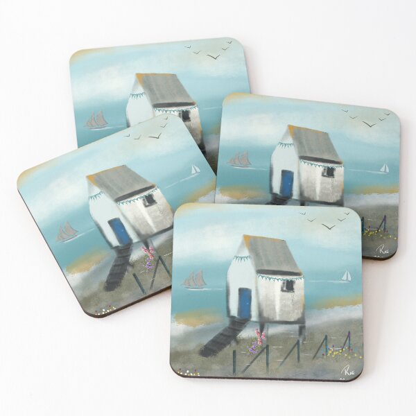 Item preview, Secluded Beach Hut designed and sold by Daizi Rae.