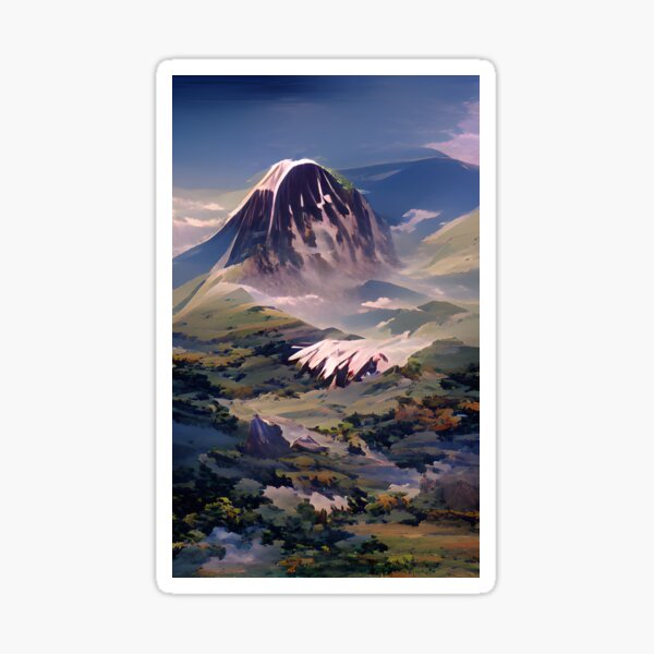 Abstract Half Dome Design Sticker