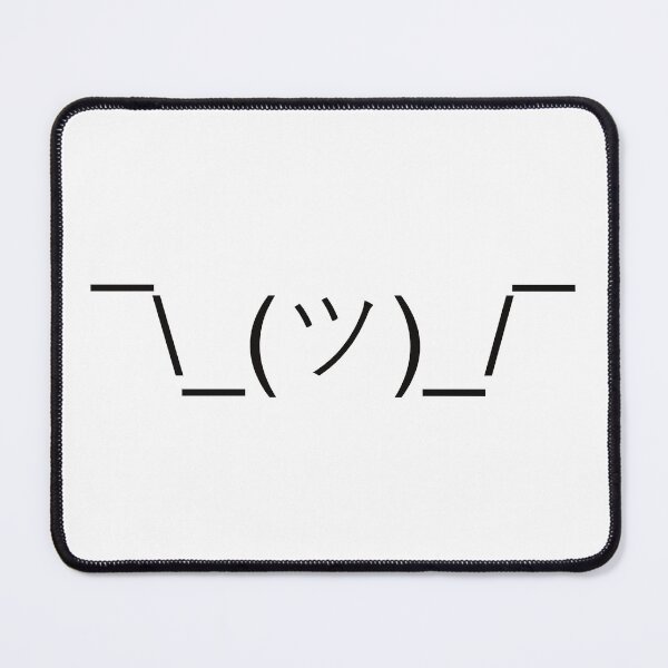Item preview, ASCII Shrug - ¯\_(ツ)_/¯ designed and sold by konflikt512.
