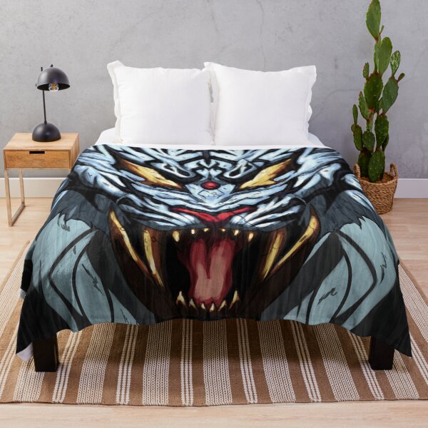 Item preview, Snow Veiled Tiger - Demon Animal Mask Abstract designed and sold by Xonaar17Art.