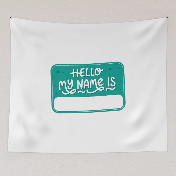 Item preview, graffiti hello my name, stickers designed and sold by VAN FASHION ⭐⭐⭐⭐⭐ (4,36K).