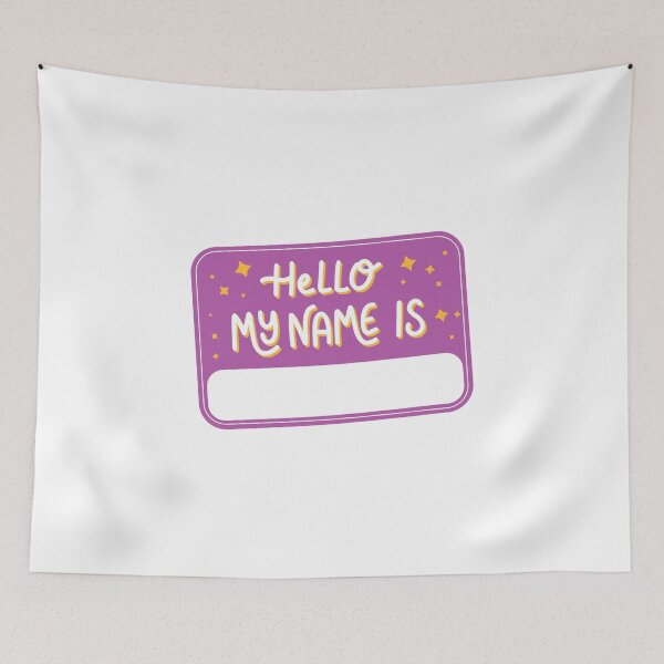 Item preview, graffiti hello my name, stickers designed and sold by VAN FASHION ⭐⭐⭐⭐⭐ (4,36K).