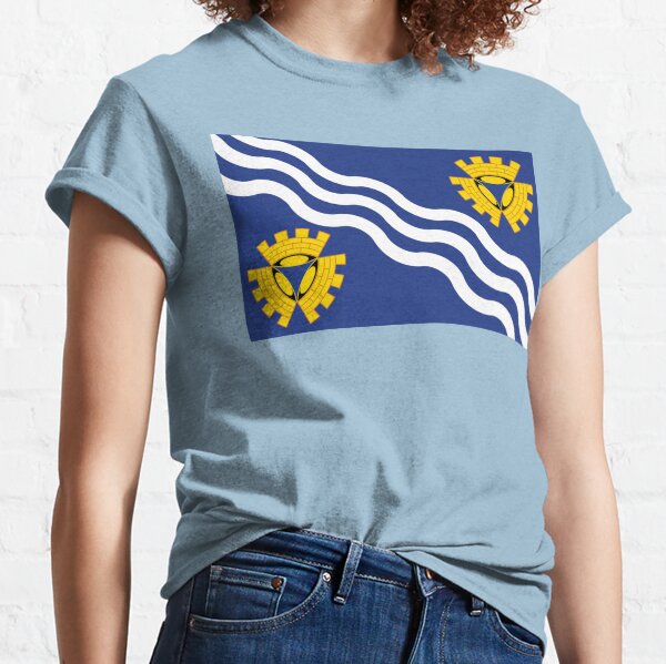Flag of Merseyside, England Classic T-Shirt