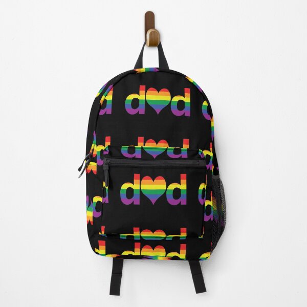 Item preview, Pride Dad Heart Rainbow Stripes designed and sold by ellenhenry.