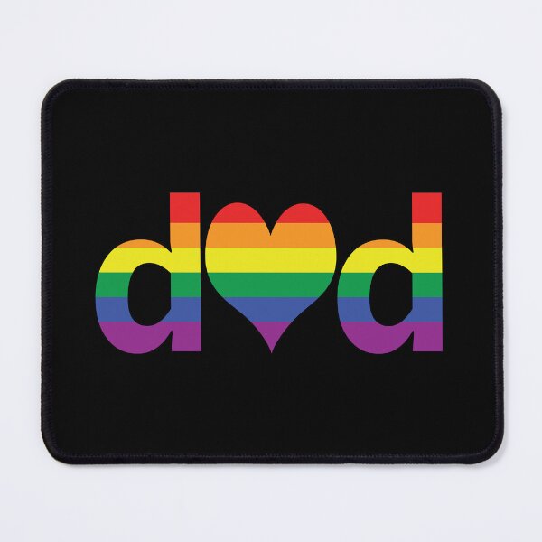 Item preview, Pride Dad Heart Rainbow Stripes designed and sold by ellenhenry.