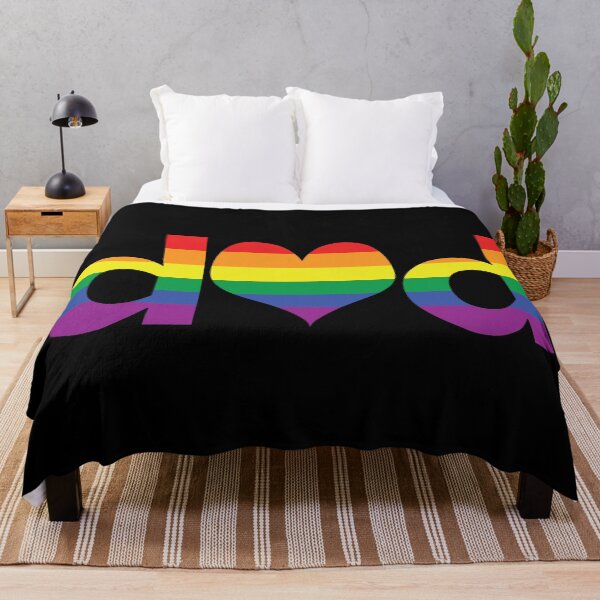 Item preview, Pride Dad Heart Rainbow Stripes designed and sold by ellenhenry.