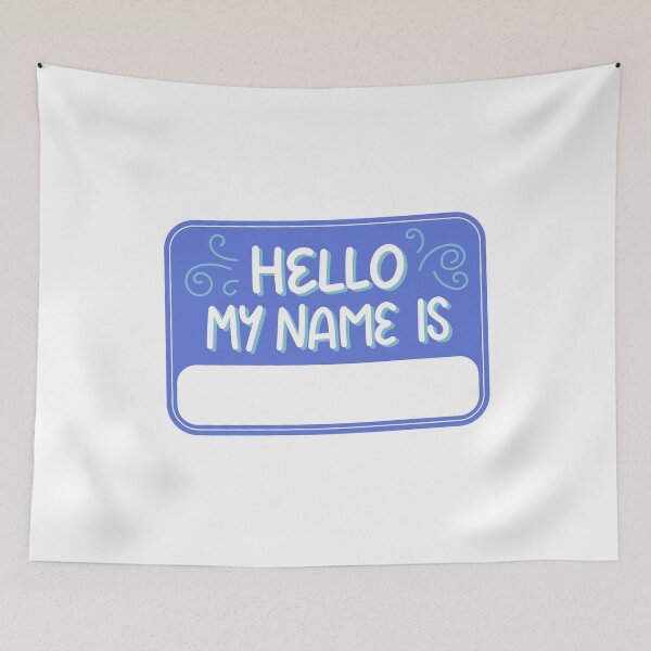 Item preview, graffiti hello my name, stickers designed and sold by VAN FASHION ⭐⭐⭐⭐⭐ (4,36K).
