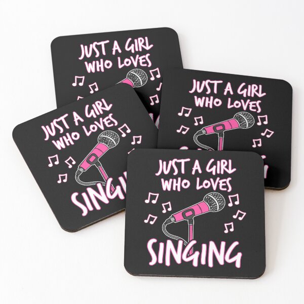 Item preview, Just A Girl Who Loves Singing, Female Singer designed and sold by doodlerob.