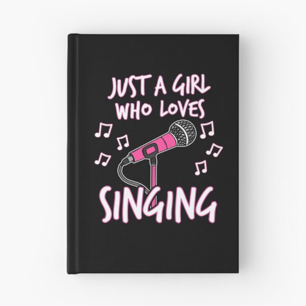 Item preview, Just A Girl Who Loves Singing, Female Singer designed and sold by doodlerob.