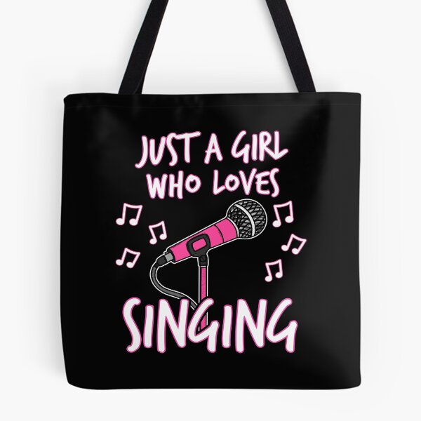 Item preview, Just A Girl Who Loves Singing, Female Singer designed and sold by doodlerob.