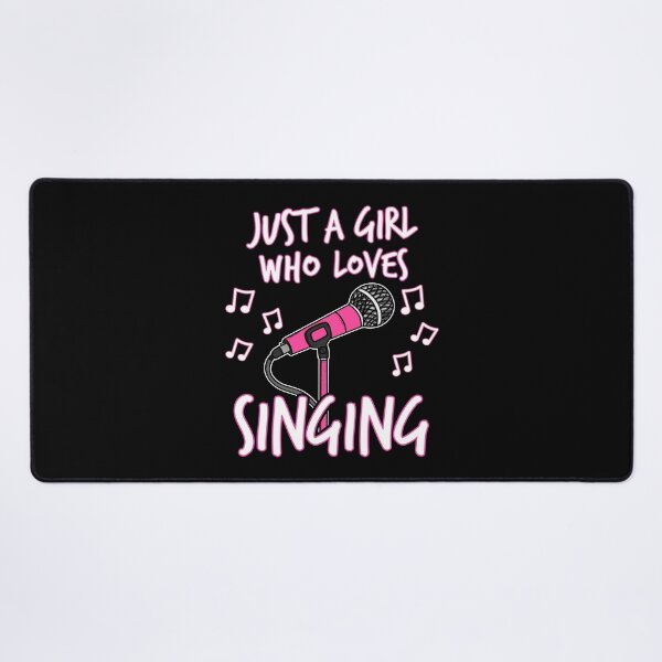 Item preview, Just A Girl Who Loves Singing, Female Singer designed and sold by doodlerob.