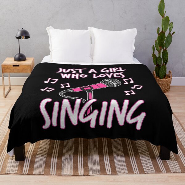 Item preview, Just A Girl Who Loves Singing, Female Singer designed and sold by doodlerob.