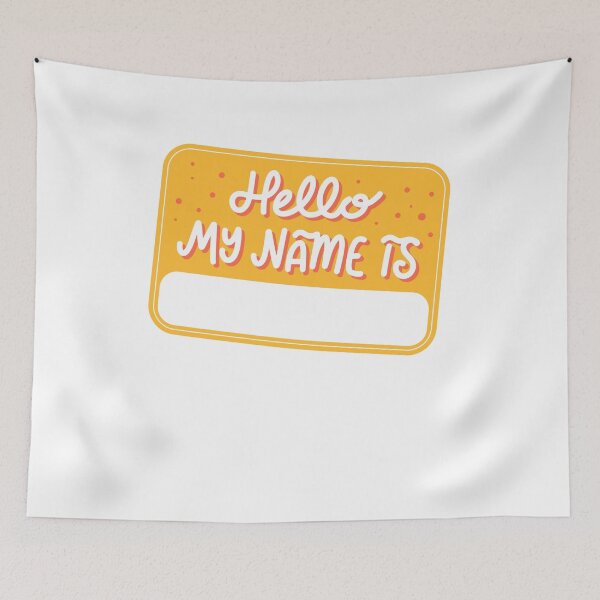 Item preview, graffiti hello my name, stickers designed and sold by VAN FASHION ⭐⭐⭐⭐⭐ (4,36K).
