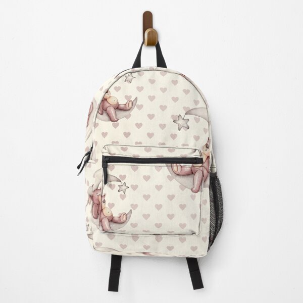 Item preview, Hearts With Sleepy Bears Seamless Pattern designed and sold by delikedesign.