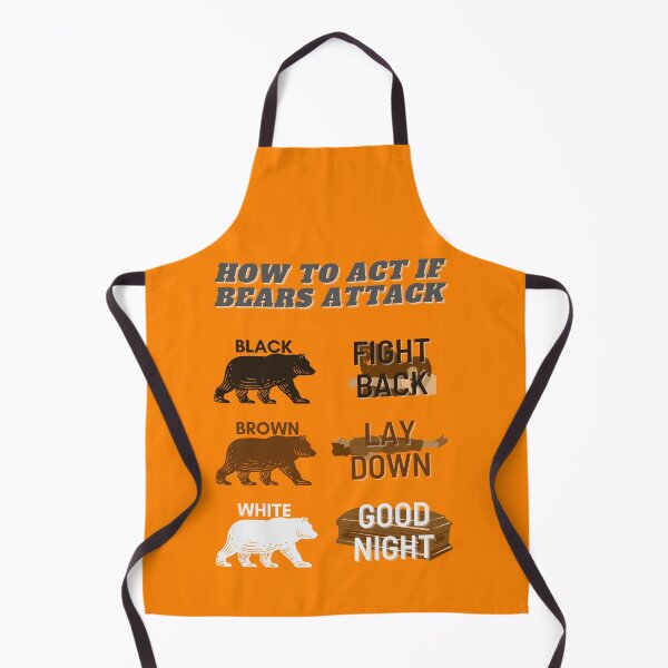 Item preview, Vintage-style Camping/Survival Poster, how to survive a bear attack designed and sold by Cap'n Jabroni.
