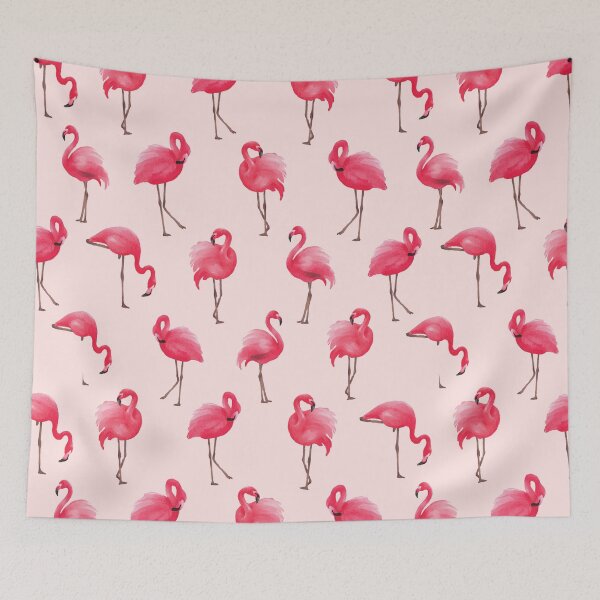 Item preview, Pink Flamingo Pattern Watercolor designed and sold by Tropical Arts.