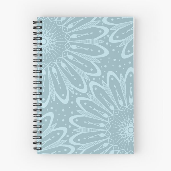 Item preview, Light Turquoise Mandalas on Grey designed and sold by humnoo.