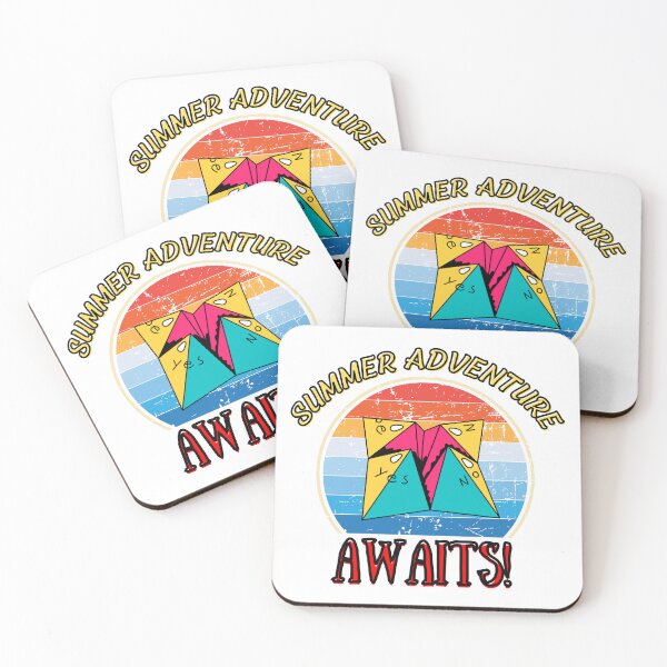 Item preview, Summer adventure awaits camper sticker designed and sold by Strale25kv.