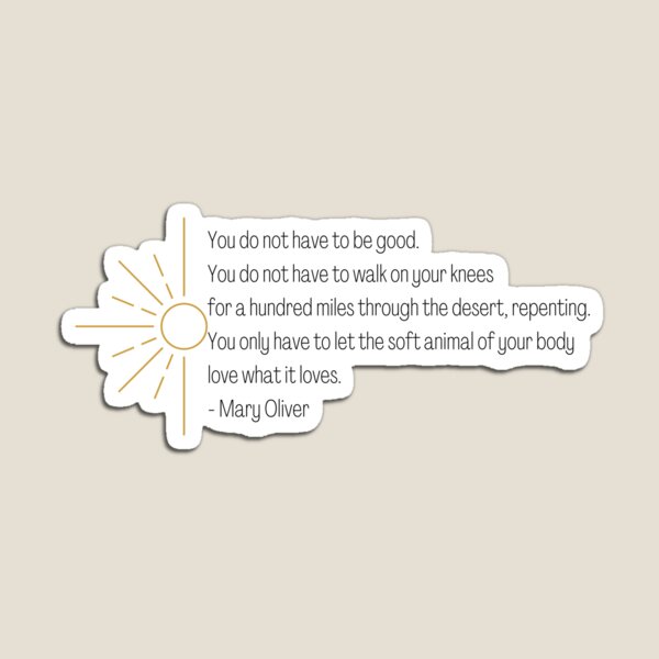 Item preview, Wild Geese | Mary Oliver designed and sold by ArtistVenus.