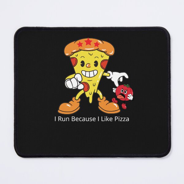 Item preview, I Run Because I Like Pizza designed and sold by H-ALPHA.
