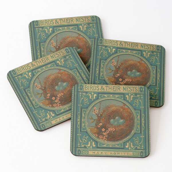 Item preview, Birds And Their Nests (1885) - Vintage Book Cover designed and sold by SALON DES ARTS.