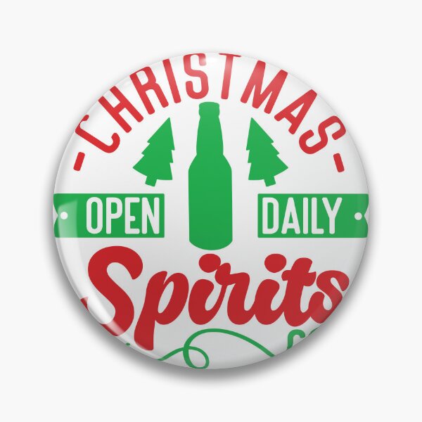 Item preview, Christmas Open Daily spirits co designed and sold by HdanRDesign.