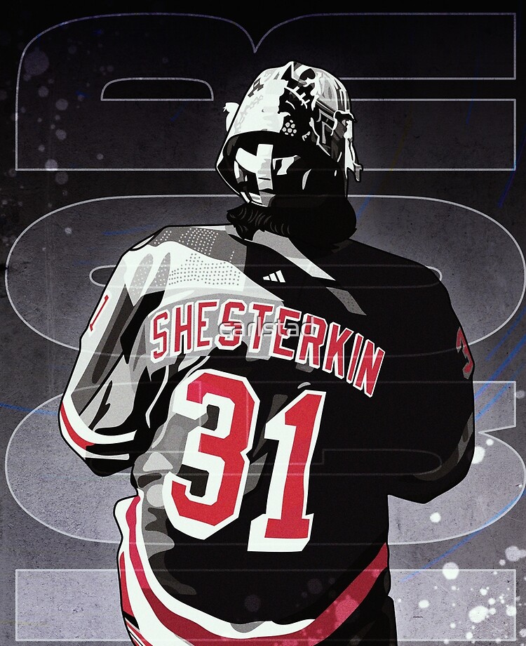 Igor Shesterkin Glove Save New York Rangers Autographed 8 x 10 Framed  Hockey Photo