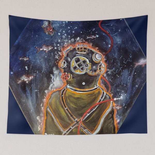 Item preview, The lone diver, an underwater colorful experience designed and sold by dusso.