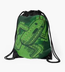 Mochila de cuerdas Cactuar pintado