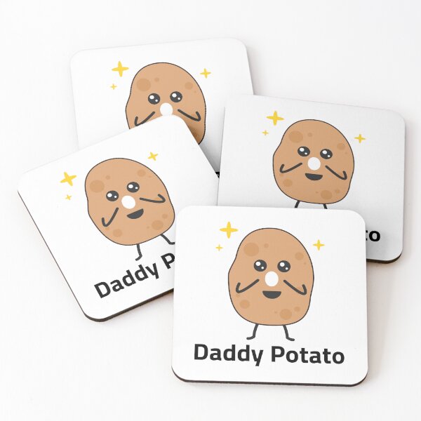 Item preview, Daddy Potato Potatoes Dad Fathers day Funny Saying designed and sold by TastefulTees.