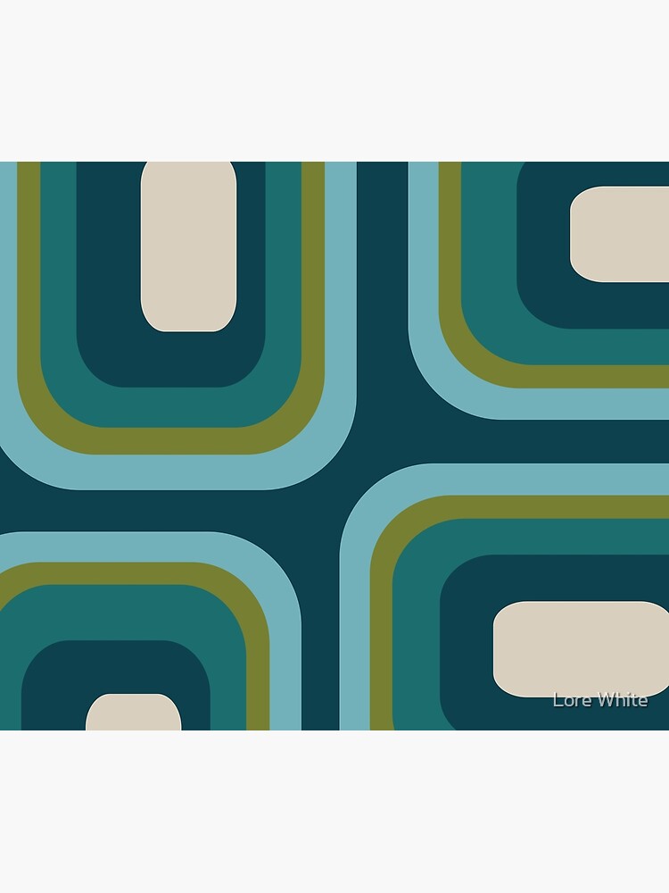 Mid Century Pattern #3 by flashkickdecor