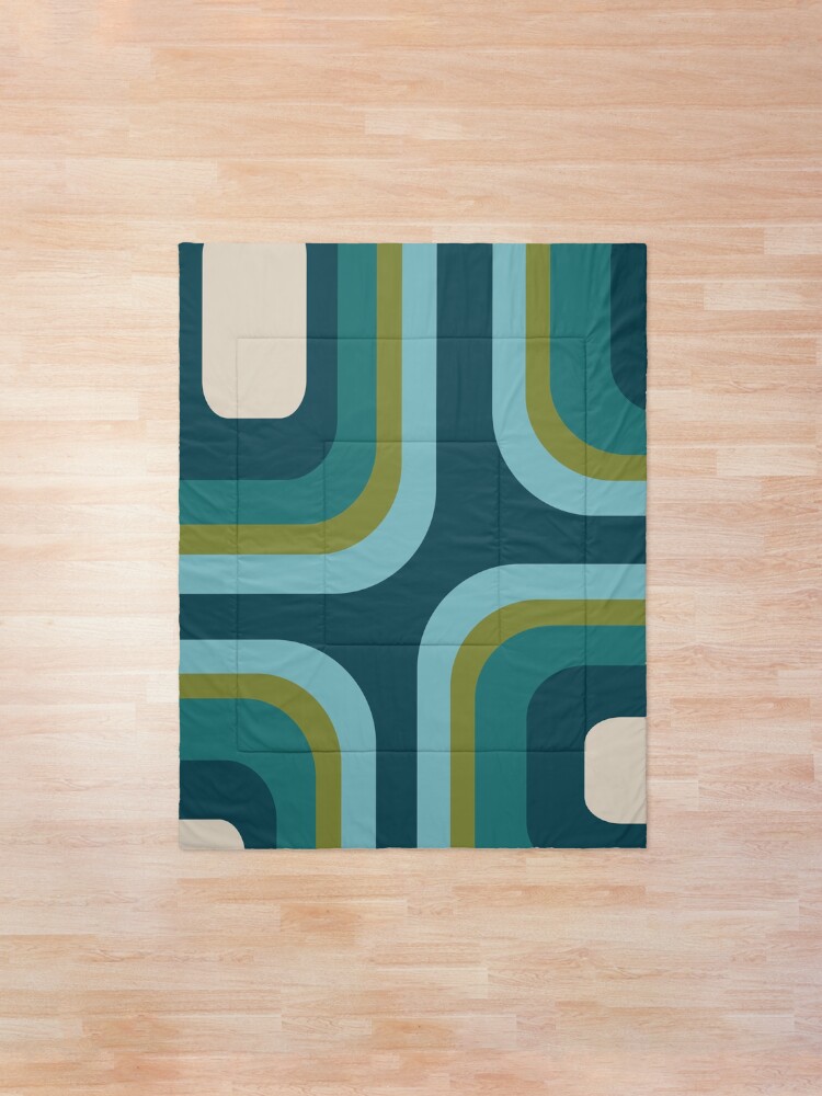 Alternate view of Mid Century Pattern #3 Comforter