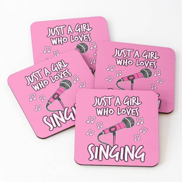 Item preview, Just A Girl Who Loves Singing, Female Singer designed and sold by doodlerob.