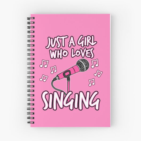 Item preview, Solo una chica que ama cantar, cantante femenina designed and sold by doodlerob.