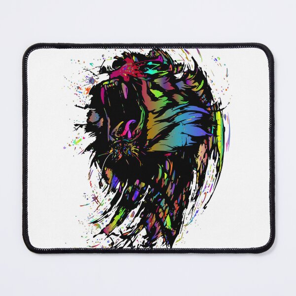 Item preview, Tiger Colorful Tiger's head rainbow designed and sold by SAJAMANIA.
