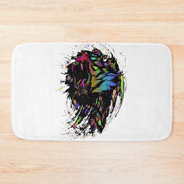 Item preview, Tiger Colorful Tiger's head rainbow designed and sold by SAJAMANIA.